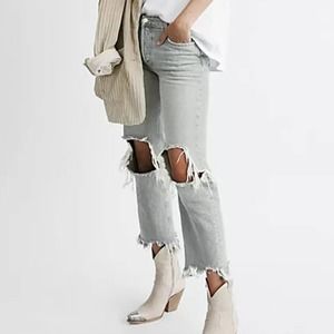 Free People We The Free Maggie Mid-Rise Straight Leg
